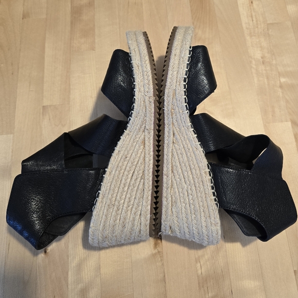 Eileen Fisher Willow Wedge Espadrille Size 9 - Picture 6 of 9